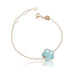 PASQUALE BRUNI PETIT JOLI 18CT ROSE GOLD TURQUOISE SEA MOON GEM & WHITE MOONSTONE DOUBLET DIAMOND BRACELET (Thumbnail 1)