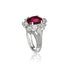 18CT WHITE GOLD 5.01CT BURMESE RUBY AND DIAMOND DRESS RING (Thumbnail 3)