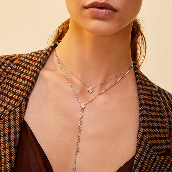 ROBERTO COIN 'LOVE IN VERONA' 18CT WHITE GOLD DIAMOND NECKLACE (Image 2)
