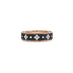 ROBERTO COIN 'VENETIAN PRINCESS' 18CT ROSE AND WHITE GOLD BLACK AND WHITE DIAMOND RING SIZE N 1/4 (Thumbnail 1)