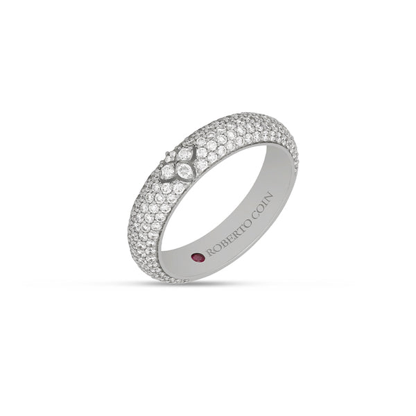 ROBERTO COIN 'LOVE IN VERONA' 18CT WHITE GOLD DIAMOND RING (Image 2)