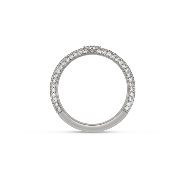 ROBERTO COIN 'LOVE IN VERONA' 18CT WHITE GOLD DIAMOND RING (Image 3)