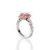 'VIVACITY' 1.39CT FANCY VIVID PURPLISH PINK CUSHION CUT ARGYLE PINK DIAMOND RING (Thumbnail 2)