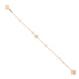 ROBERTO COIN 'PRINCESS FLOWER' 18CT YELLOW GOLD BRACELET (Thumbnail 3)