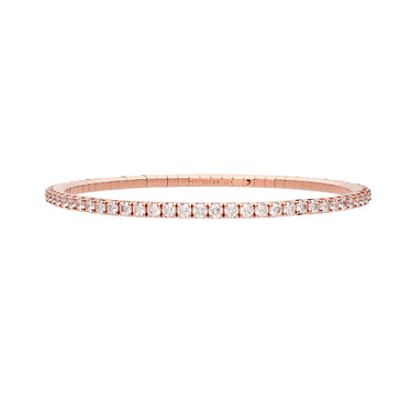 DEMEGLIO EXTENSIBLE 18CT ROSE GOLD DIAMOND BRACELET