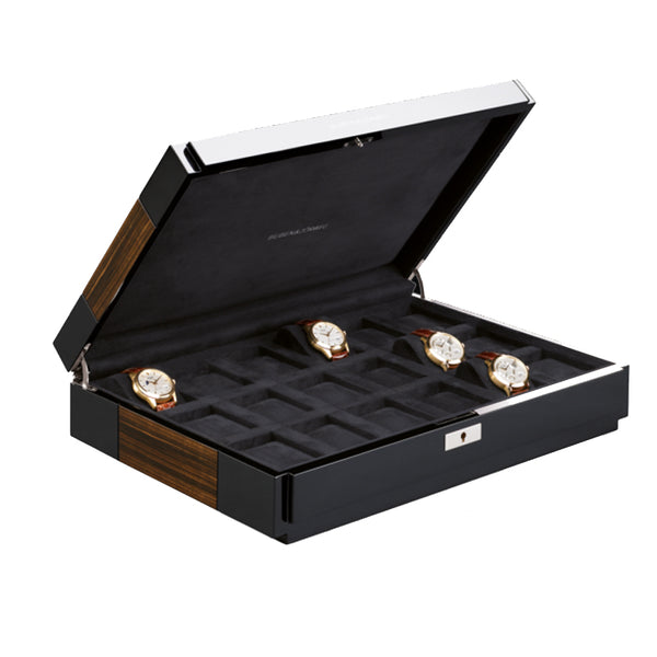 BUBEN & ZORWEG VANTAGE 18 WATCH COLLECTION CASE MACASSAR (Image 1)