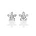 18CT WHITE GOLD DIAMOND FLOWER EARRINGS (Thumbnail 1)