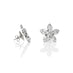 18CT WHITE GOLD DIAMOND FLOWER EARRINGS (Thumbnail 2)