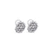 "CENTO" 18CT WHITE DIAMOND GOLD CLUSTER STUD EARRINGS (Thumbnail 3)