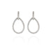 NEW ITALIAN ART 18CT WHITE GOLD DIAMOND DROP EARRINGS (Thumbnail 1)