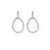 NEW ITALIAN ART 18CT WHITE GOLD DIAMOND DROP EARRINGS (Thumbnail 1)