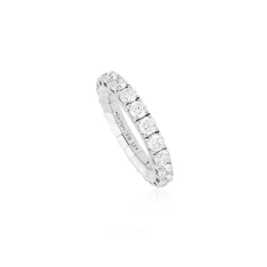 DEMEGLIO 'EXTENSIBLE' 18CT WHITE GOLD 2.88CT DIAMOND RING