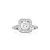 PLATINUM 1.59CT "CLAW SET GRACE" RADIANT CUT DIAMOND RING (Thumbnail 1)