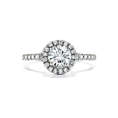 HEARTS ON FIRE 'TRANSCEND' PLATINUM 1CT DIAMOND RING