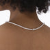 HEARTS ON FIRE 'SIGNATURE' UNIFORM 18CT WHITE GOLD 9.02CT DIAMOND LINE NECKLACE (Thumbnail 4)
