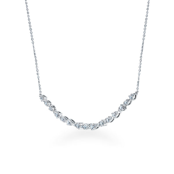 HEARTS ON FIRE 'AERIAL DEWDROP' 18CT WHITE GOLD DIAMOND PENDANT (Image 2)