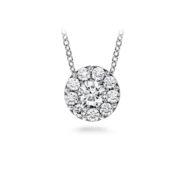 HEARTS ON FIRE 'FULFILLMENT' 18CT WHITE GOLD 0.72CT DIAMOND PENDANT (Image 1)