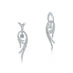 HEARTS ON FIRE VELA 18CT WHITE GOLD TWISTED DIAMOND DROP EARRINGS (Thumbnail 1)
