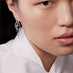 HEARTS ON FIRE VELA 18CT WHITE GOLD TWISTED DIAMOND DROP EARRINGS (Thumbnail 4)