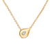 HEARTS ON FIRE 'LU' 18CT YELLOW GOLD DROPLET PENDANT (Thumbnail 3)