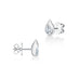 HEARTS ON FIRE 'LU' 18CT WHITE GOLD DIAMOND DROPLET STUD EARRINGS (Thumbnail 3)