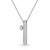 HEARTS ON FIRE 'BARRE' 18CT WHITE GOLD FLOATING SINGLE DIAMOND PAVE NECKLACE (Thumbnail 2)