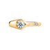 HEARTS ON FIRE 'LU' 18CT YELLOW GOLD OPEN DIAMOND DROPLET RING (Thumbnail 2)
