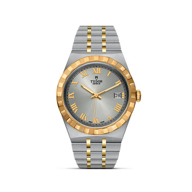 TUDOR ROYAL DATE STEEL & YELLOW GOLD 38MM
