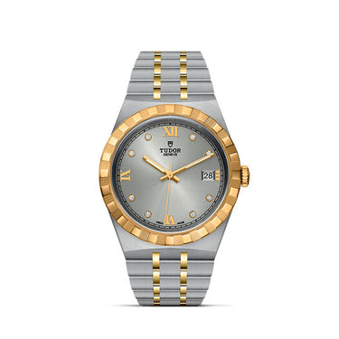 TUDOR ROYAL DATE STEEL & YELLOW GOLD 38MM