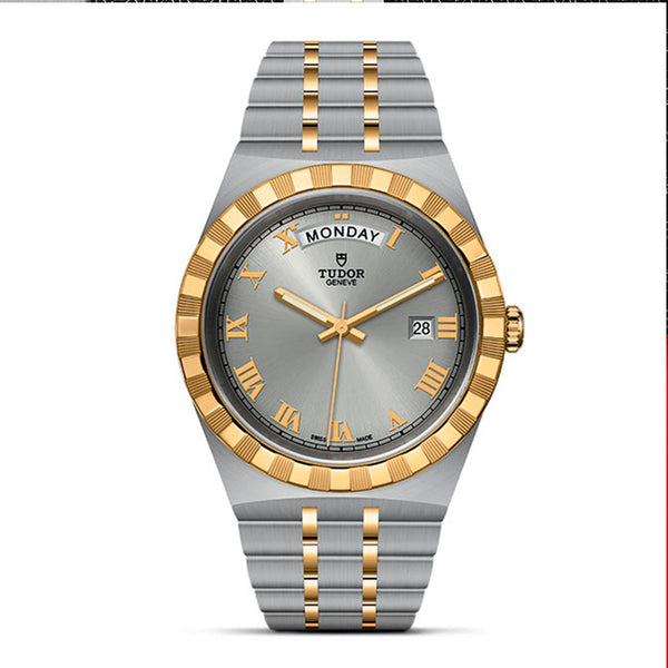 TUDOR ROYAL DATE + DAY STEEL & YELLOW GOLD 41MM (Image 1)