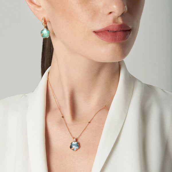 PASQUALE BRUNI PETIT JOLI LUNAIRE 18CT ROSE GOLD LUNAR NIGHT BLUE GEM & DIAMOND NECKLACE (Image 2)