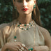 PASQUALE BRUNI TON JOLI 18CT ROSE GOLD NECKLACE WITH WHITE & GREEN AGATE & WHITE & CHAMPAGNE DIAMONDS (Thumbnail 2)