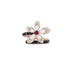 ROBERTO COIN TIARÉ 18CT ROSE GOLD MOTHER OF PEARL, RUBELLITE, BLACK CERAMIC & DIAMOND RING (Thumbnail 1)