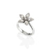 18CT WHITE GOLD DIAMOND FLOWER RING (Thumbnail 2)