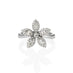 18CT WHITE GOLD DIAMOND FLOWER RING (Thumbnail 1)