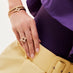ROBERTO COIN VENETIAN PRINCESS 18CT YELLOW GOLD DIAMOND RING (Thumbnail 4)