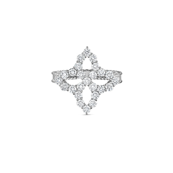 ROBERTO COIN DIAMOND PRINCESS 18CT WHITE GOLD DIAMOND RING (Image 1)