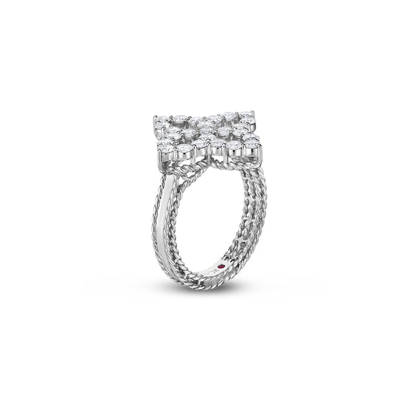 ROBERTO COIN DIAMOND PRINCESS 18CT WHITE GOLD DIAMOND RING (Image 2)