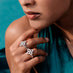 ROBERTO COIN DIAMOND PRINCESS 18CT WHITE GOLD DIAMOND RING (Thumbnail 3)