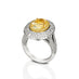 18CT WHITE & YELLOW GOLD DIAMOND RING (Thumbnail 4)