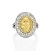 18CT WHITE & YELLOW GOLD DIAMOND RING (Thumbnail 1)