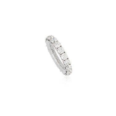 DEMEGLIO 'EXTENSIBLE' 18CT WHITE GOLD DIAMOND RING