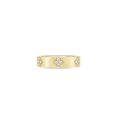 ROBERTO COIN LOVE IN VERONA 18CT YELLOW GOLD & DIAMOND RING