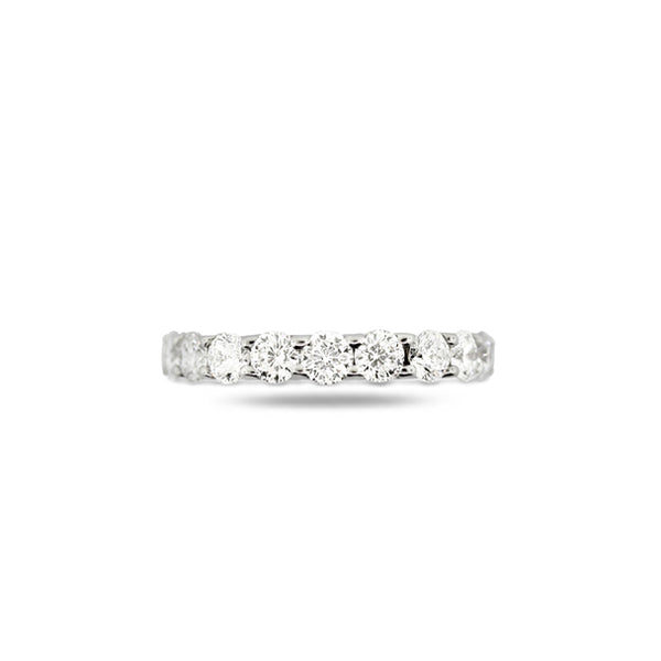 ROBERTO COIN "CENTO" 18CT WHITE GOLD DIAMOND ETERNITY BAND (Image 1)