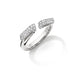 HEARTS ON FIRE INSIDE/OUT 18CT WHITE GOLD DIAMOND FLIP OPEN RING (Thumbnail 3)