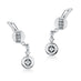 HEARTS ON FIRE "VELA" 18CT WHITE GOLD ROUND BRILLIANT CUT DIAMOND DROP EARRING (Thumbnail 2)
