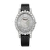 CHOPARD DIAMOND-SET L'HEURE DU DIAMANT WITH BLACK STRAP (Thumbnail 1)