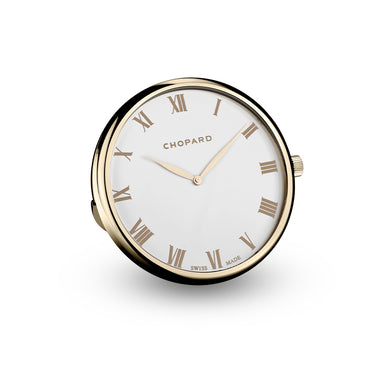 CHOPARD ROSE GOLD-TONED CLASSIC TABLE CLOCK