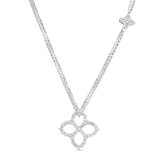 ROBERTO COIN 'DIAMOND PRINCESS' 18CT WHITE GOLD DIAMOND NECKLACE (Image 1)