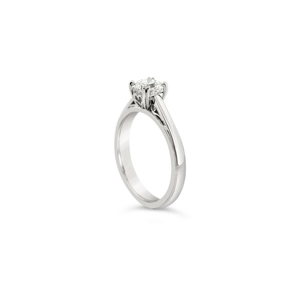 PLATINUM ROYAL ASSCHER CUT DIAMOND "SARAH" RING (Image 2)